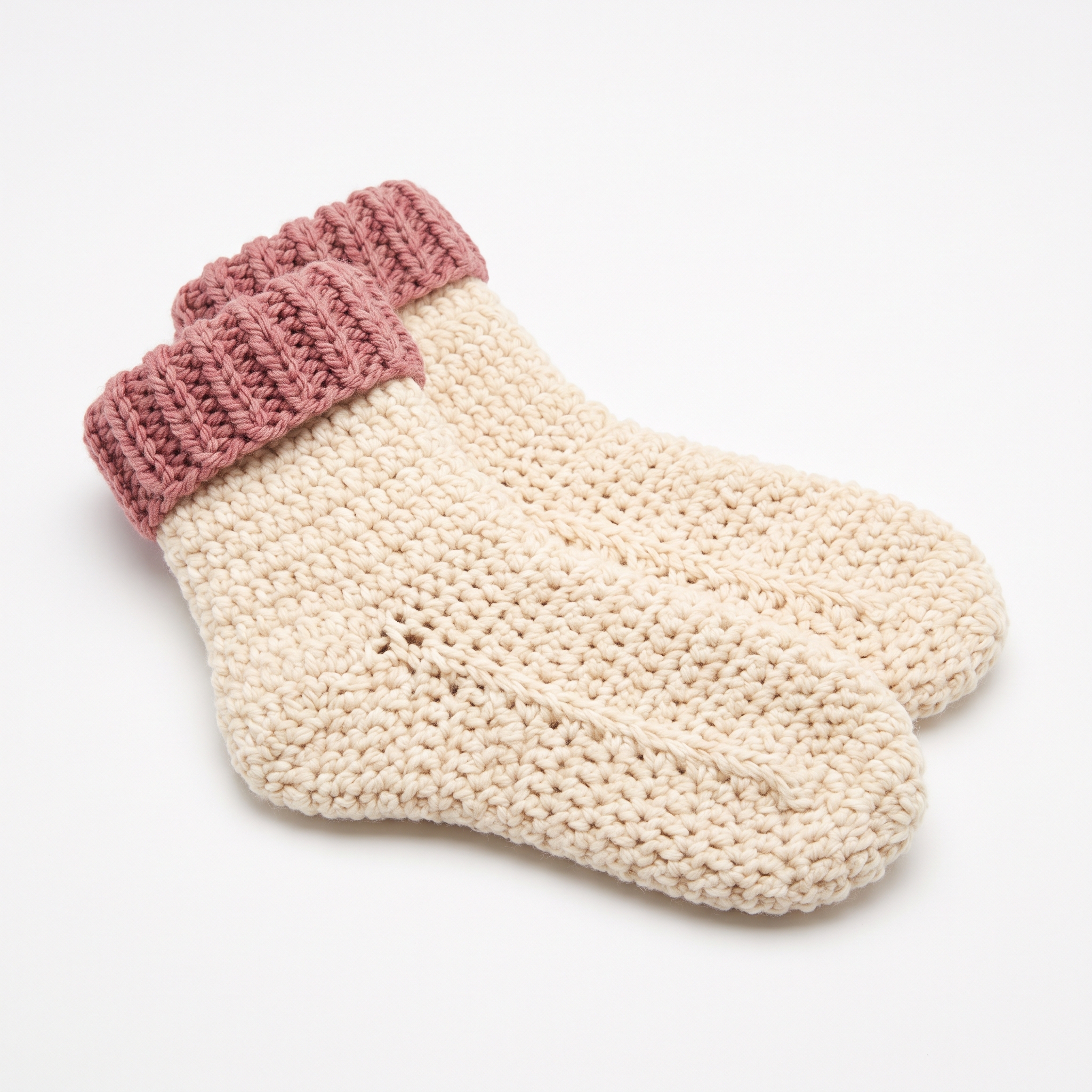 Crochet Chunky Slipper Socks Pattern (Free)