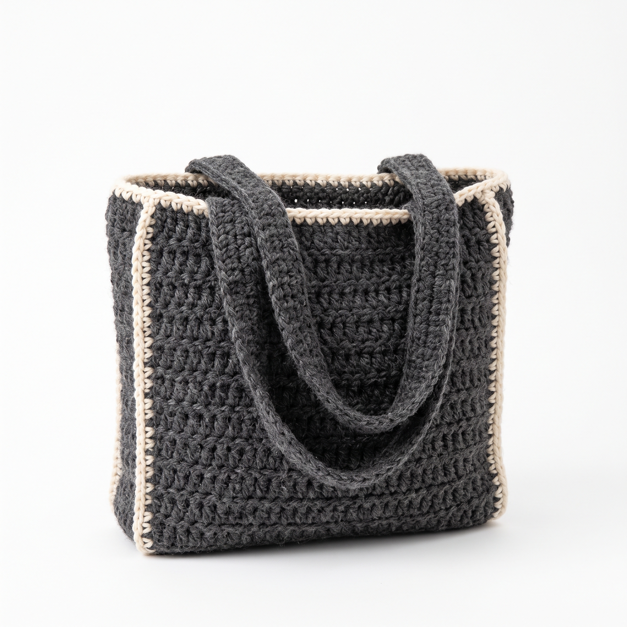 Crochet Chunky Winter Tote Bag Pattern (Free)