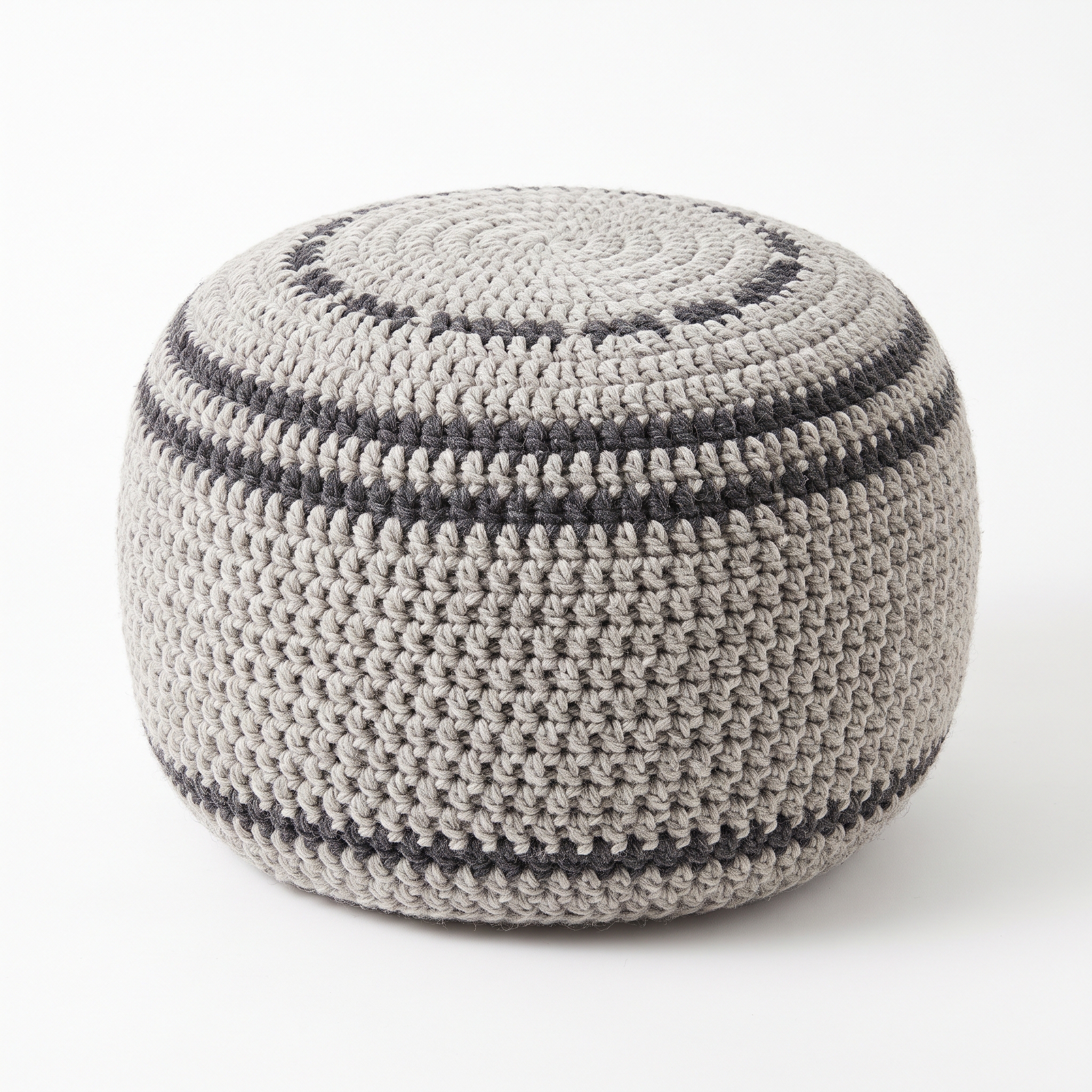 Crochet Pouf Ottoman Cover Pattern (Free)